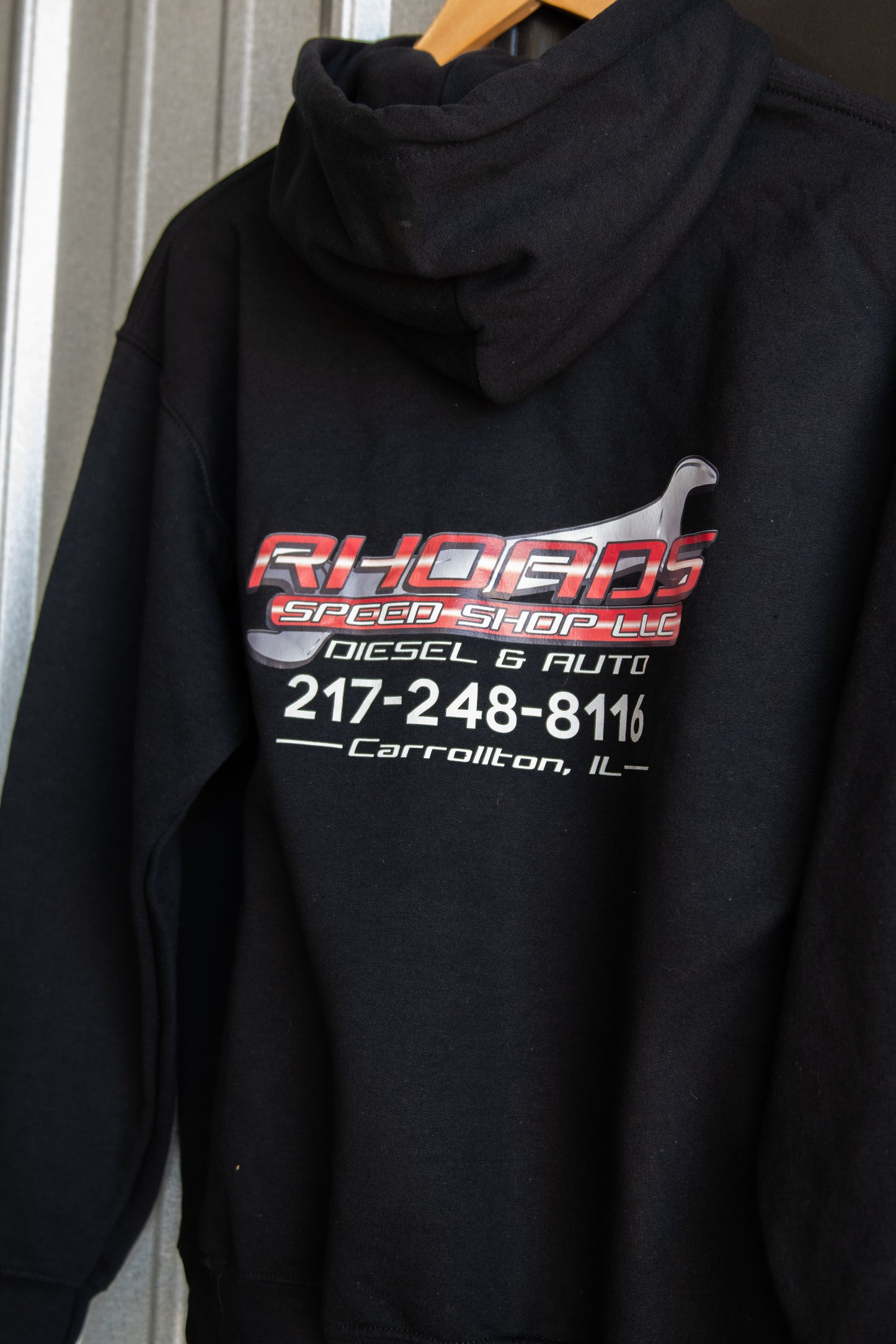 Rhoads Speed Shop Hoodie- Red Logo