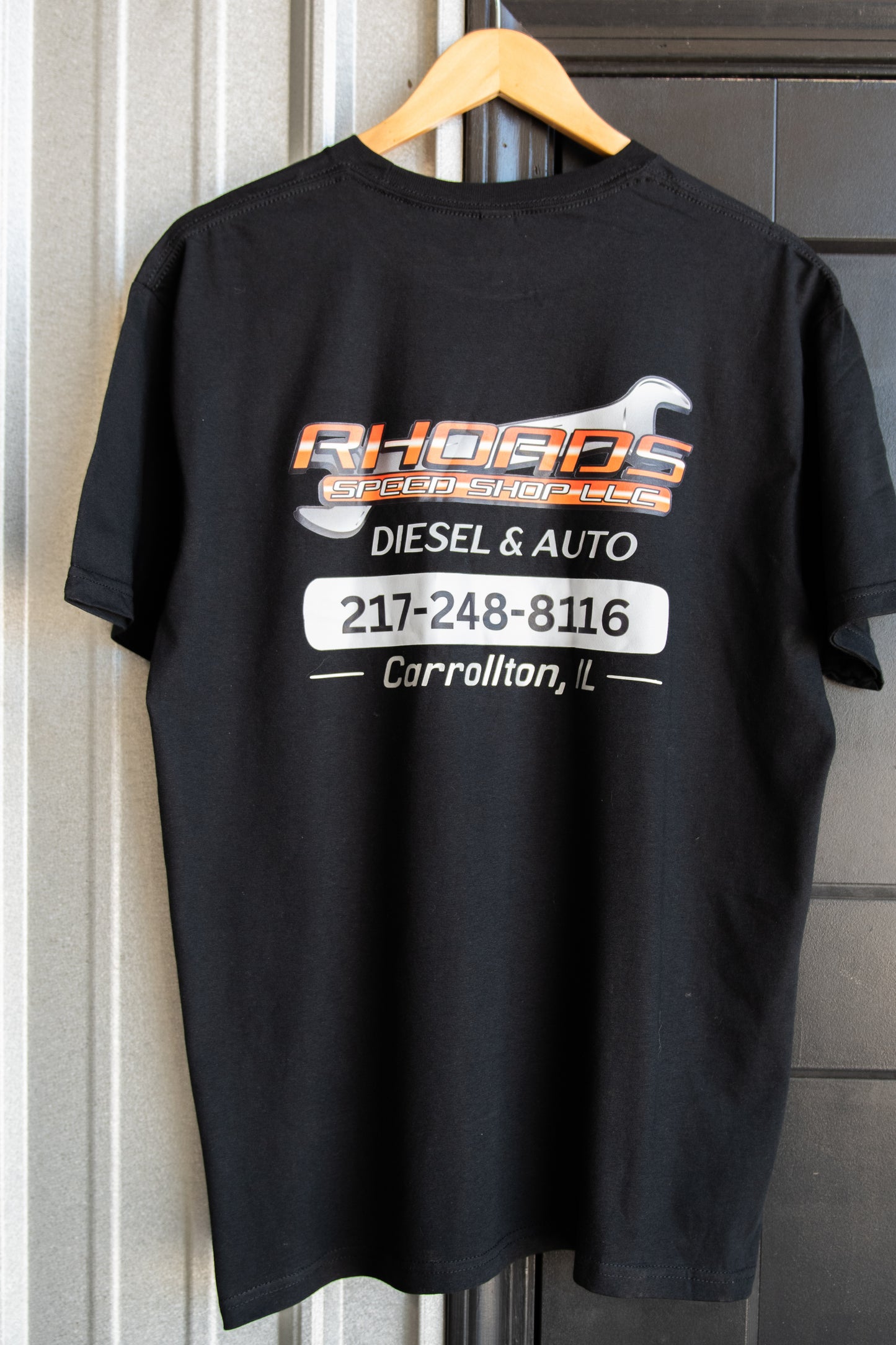 Rhoads Speed Shop T-Shirt- Orange Logo
