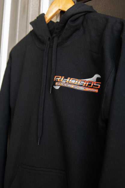 Rhoads Speed Shop Hoodie- Orange Logo