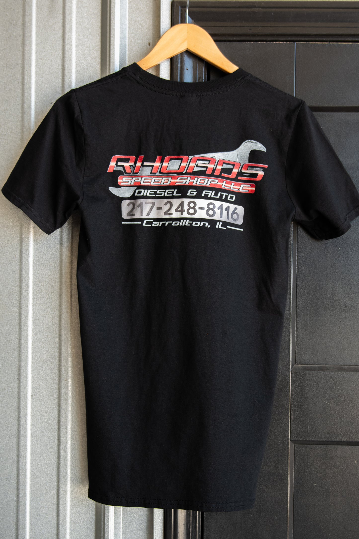 Rhoads Speed Shop Tee- Red Logo