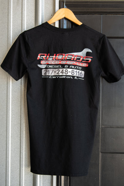 Rhoads Speed Shop Tee- Red Logo