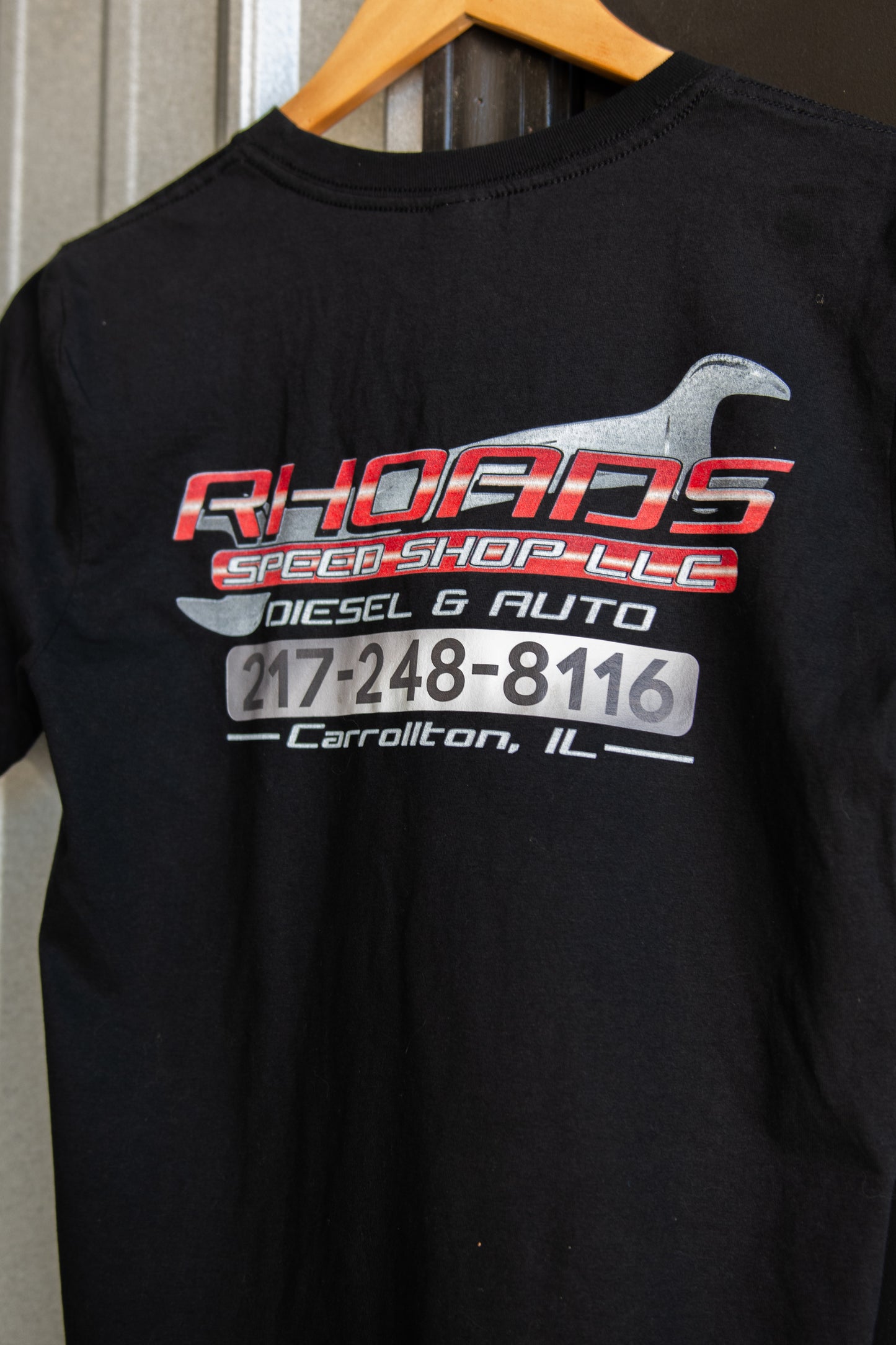 Rhoads Speed Shop Tee- Red Logo