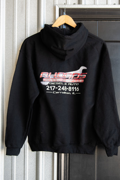 Rhoads Speed Shop Hoodie- Red Logo